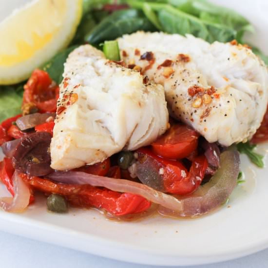 Mediterranean En Papillote - Recipe photo by ChefJulie_RD