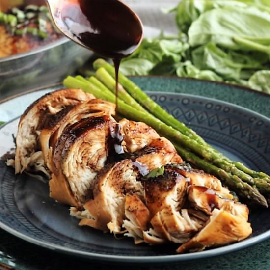 Balsamic Orange Chicken with Basil - Recipe photo by Oven Struck