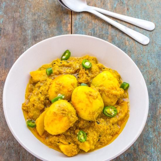 Egg Curry in Poppy Seed Paste - Recipe photo by Priyanka DK