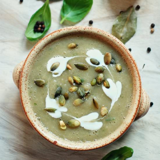 Baked Celery and Apples Soup - Recipe photo by dietetyczne-fanaberie