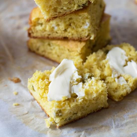 Lighter Cornbread - Recipe photo by livelymess