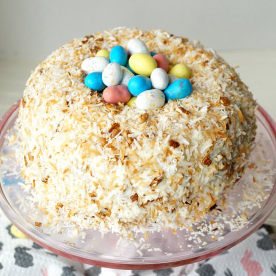 Easter Nest Cake - Recipe photo by thebakingfairy