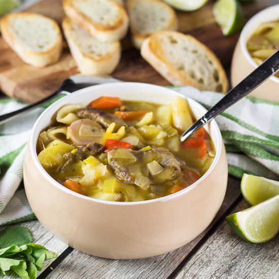 Soup Joumou – Haitian Pumpkin Soup - Recipe photo by cookingtheglobe