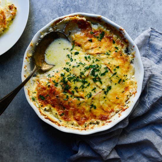 Turnip & Thyme Gratin - Recipe photo by LaurelSt.Kitchen