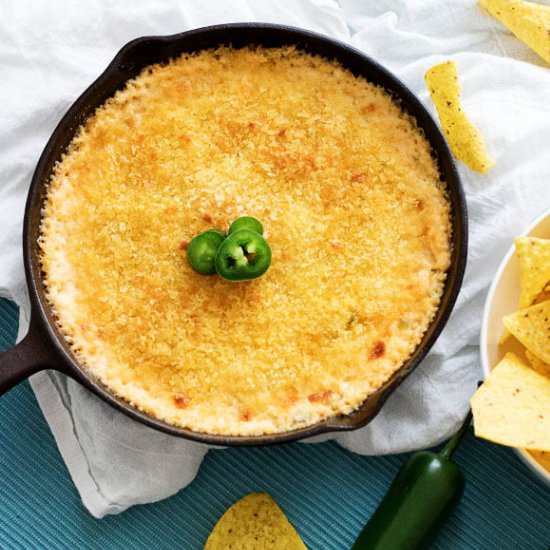 Baked Four Cheese Jalapeno Dip - Recipe photo by berlyskitchen