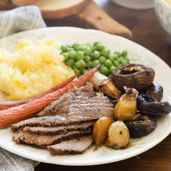 Roast Beef Dinner - Recipe photo by butteredsideup