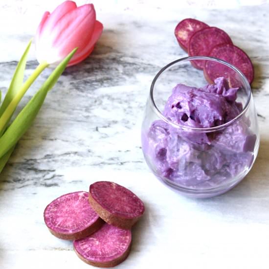 Purple Sweet Potato Ice Cream - Recipe photo by rhiansrecipes