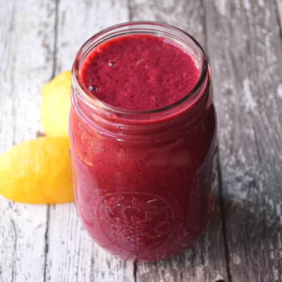 Blackberry Lemonade Smoothie - Recipe photo by houseofhealthy