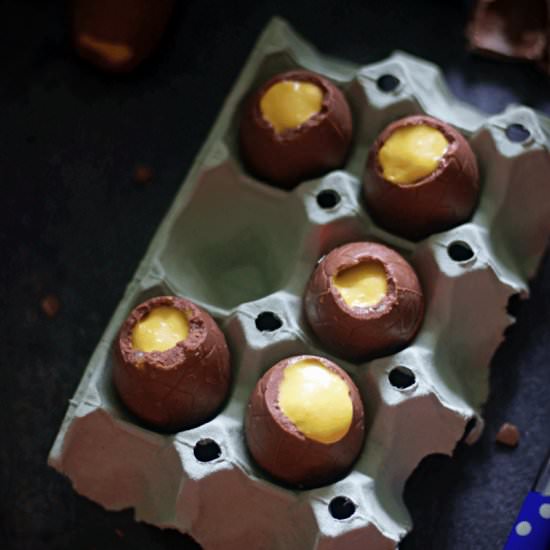 Mango Coconut Mousse in Easter Eggs - Recipe photo by SpicesNFlavors
