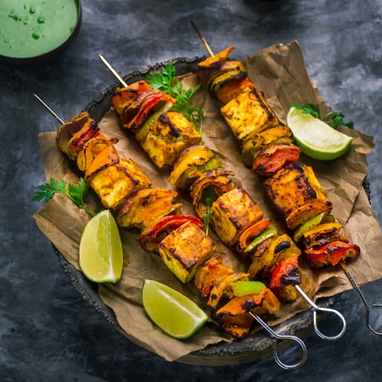 Paneer Tikka - Recipe photo by Binjals VEG Kitchen