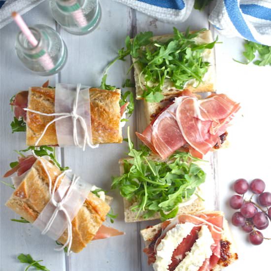 Prosciutto Picnic Sandwiches - Recipe photo by themillennialcook