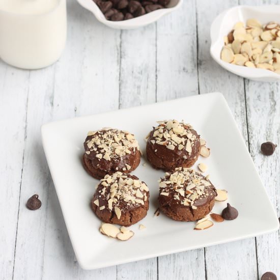 Chocolate Frosted Almond Cookies - Recipe photo by Traditionallymodernfood