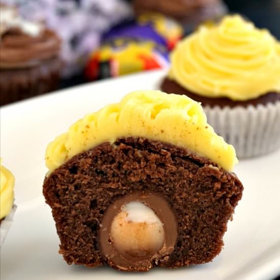 Creme egg cupcakes - Recipe photo by mygorgeousrecipes