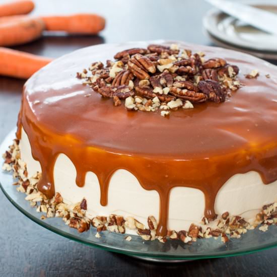 Caramel Carrot Cake - Recipe photo by Home Cooking Adventure