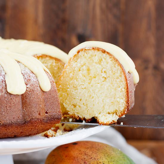 Mango Glazed Bundt Cake - Recipe photo by JennMeyering