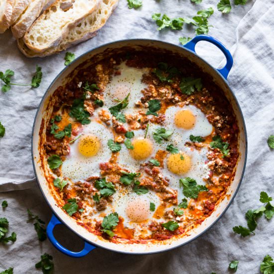 Kimchi Eggs in Hell - Recipe photo by megiswell