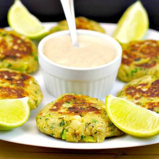Asian Pan-fried Salmon Patties - Recipe photo by Food Meanderings
