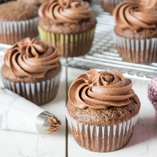 Chocolate Mayonnaise Cupcakes - Recipe photo by BeyondtheCoop