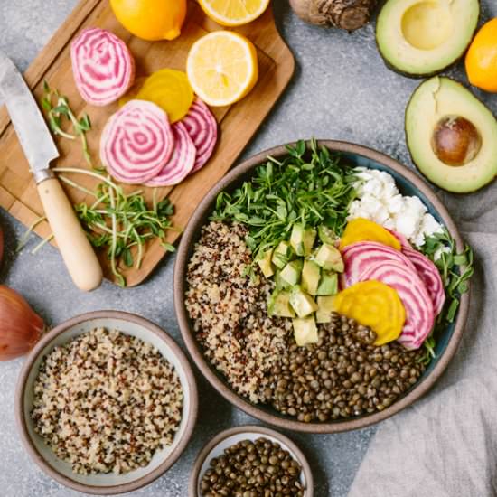 Spring Abundance Bowl - Recipe photo by foolproofliving.com