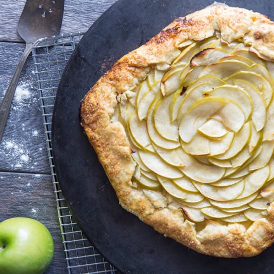 Rustic Apple Galette - Recipe photo by muttandchops