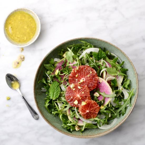 Arugula, Fennel, & Blood Orange Salad - Recipe photo by LaurelSt.Kitchen