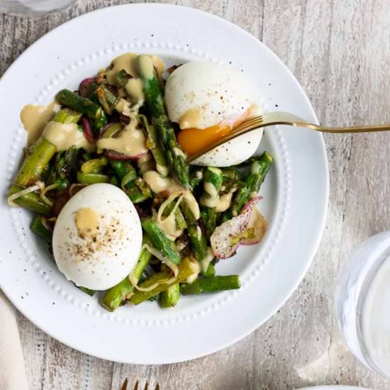 Spring Vegetable Skillet - Recipe photo by Happy Healthy Mama