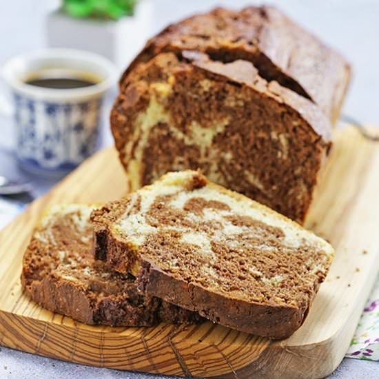 Grandma’s Marble Pound Cake - Recipe photo by Kitchen Nostalgia