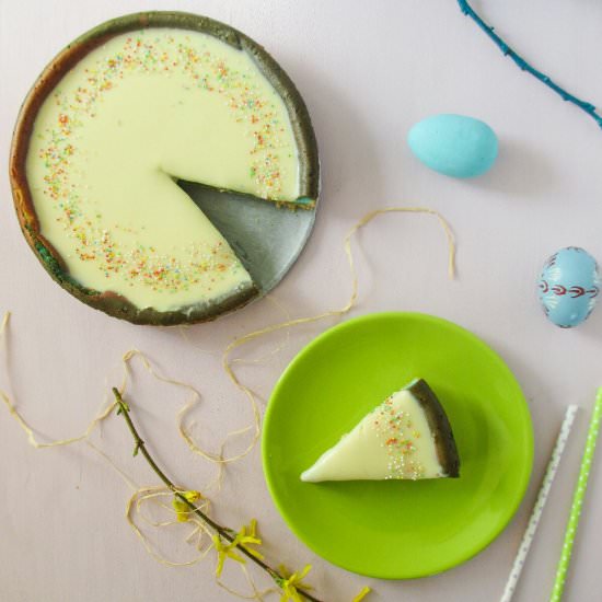 Colorful Rainbow Cheesecake - Recipe photo by Blondie-ish at kitchen