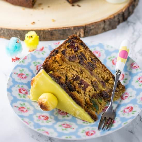 Gluten Free Simnel Cake - Recipe photo by JoJoNookAndCranny