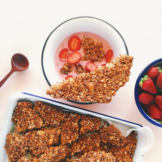 Granola Bark - Recipe photo by recordsintheden