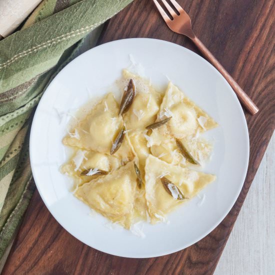 Lemon Ricotta Ravioli - Recipe photo by TaraMar