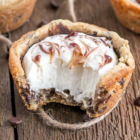 Chocolate Chip Cookie Cups - Recipe photo by Livforcake