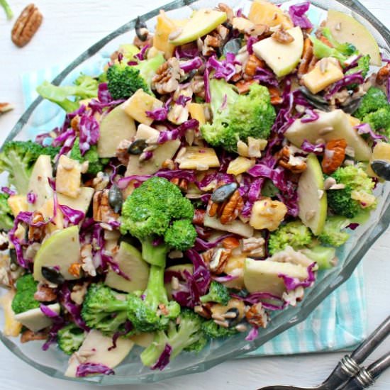 Broccoli Pineapple Pecan Salad - Recipe photo by berry sweet life