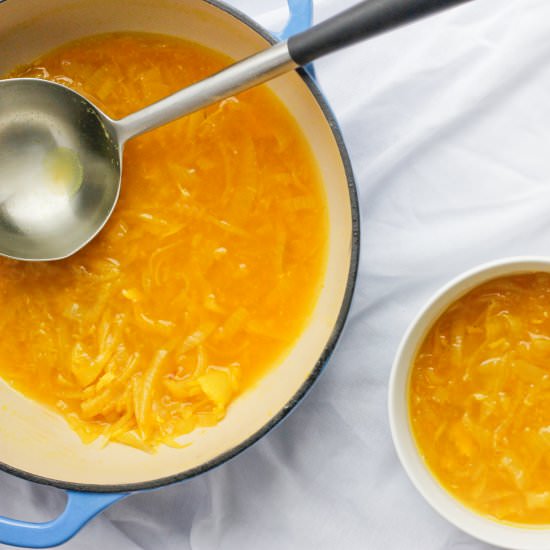 Onion and Garlic 'Get Well Soup' - Recipe photo by champagne-tastes