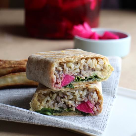 Double Hummus Wraps - Recipe photo by cadryskitchen