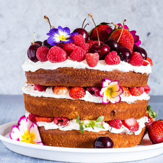Orange Blossom and Elderflower Cake - Recipe photo by recipesfromapantry