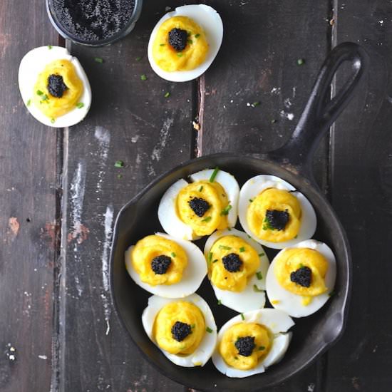 The Fanciest Deviled Eggs - Recipe photo by themillennialcook