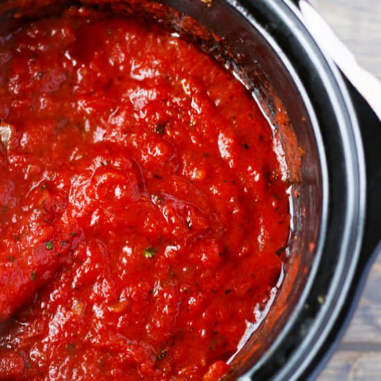 Homemade Marinara Sauce - Recipe photo by Longbourn Farm