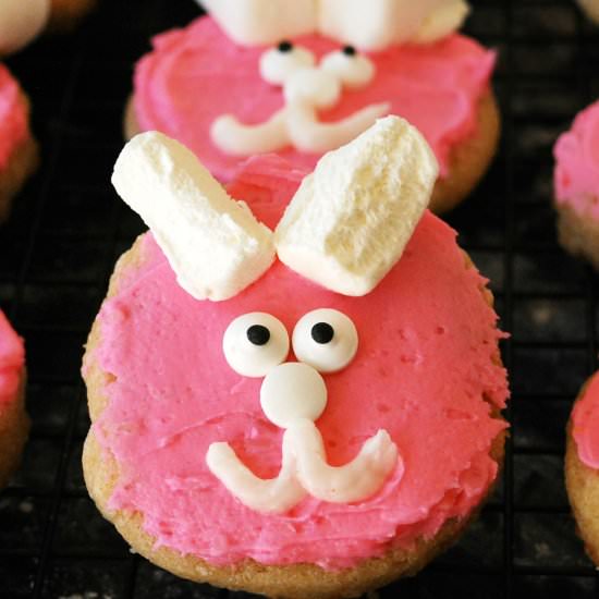 GF Vegan Easter Bunny Sugar Cookies - Recipe photo by allergyawesomeness