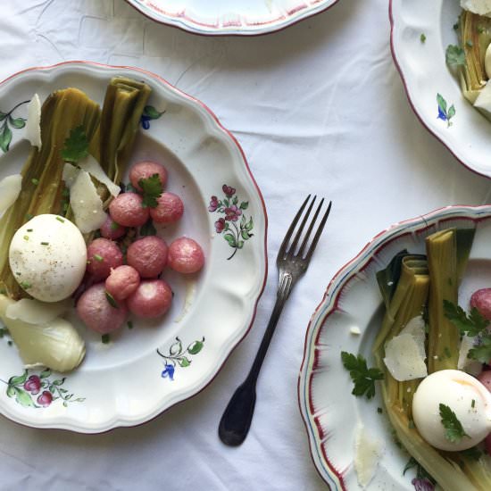 spring in a plate! - Recipe photo by sistersjunction