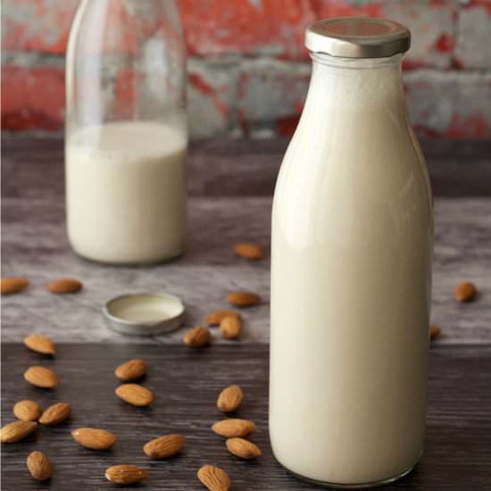 Homemade Almond Milk - Recipe photo by lovingitvegan