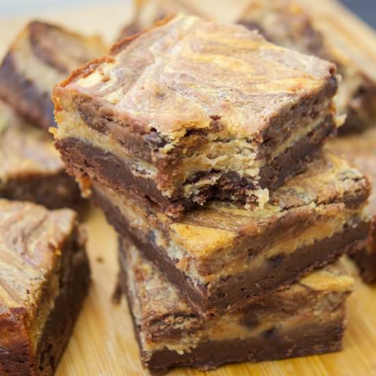 Peanut Butter Cheesecake Brownies - Recipe photo by tiffanybendayan
