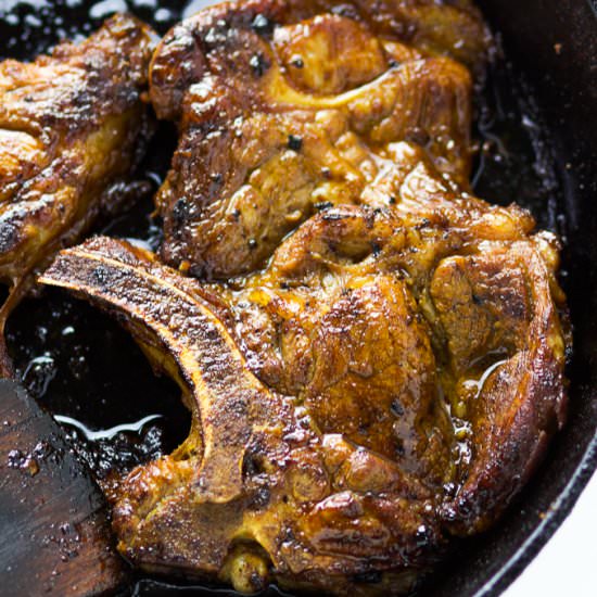 Pan Grilled Vietnamese Pork Chop - Recipe photo by Spice the Plate