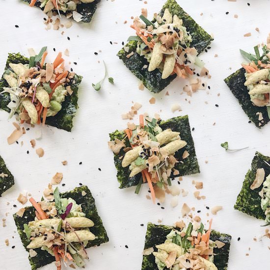 Harvest Snaps Nori Bites - Recipe photo by thetruespoon