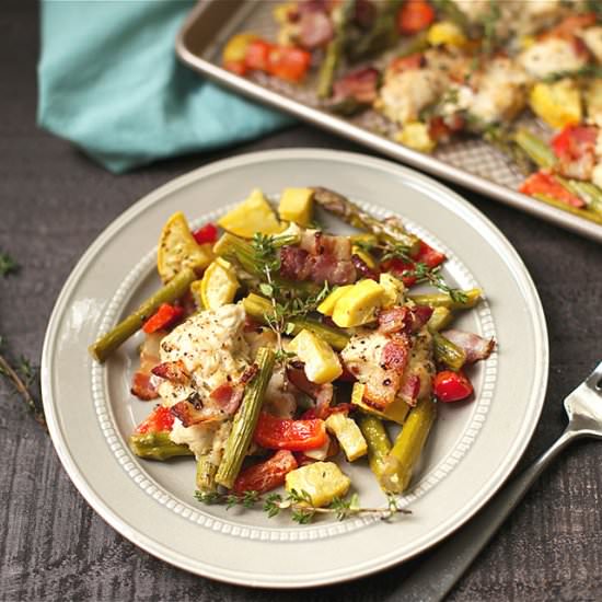 Sheet Pan Maple Dijon Chicken - Recipe photo by wholesomelicious