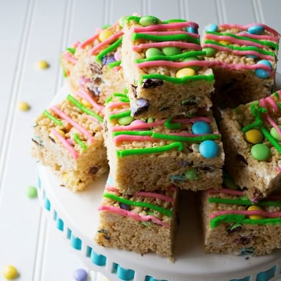 No-Bake Easter Rice Krispie Treats - Recipe photo by AWickedWhisk