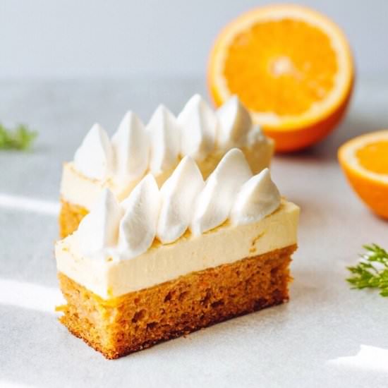 Carrot Cake with Chocolate Mousse - Recipe photo by natalie_tereshchenko