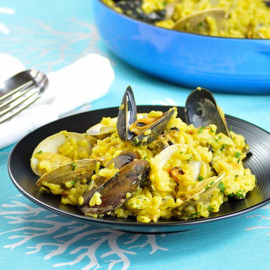 risotto del mar - Recipe photo by IAteTheWholeThing