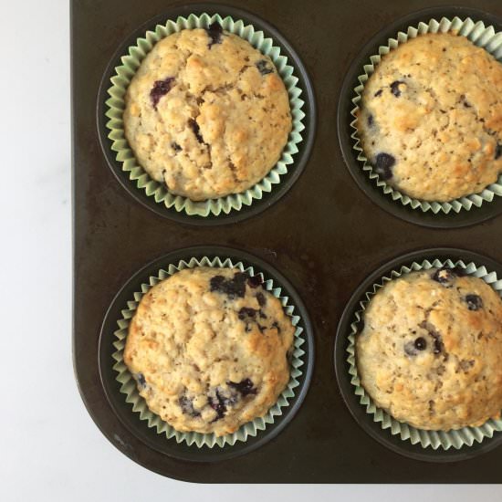Blueberry, Banana & Oat Muffins - Recipe photo by cherylmeyer