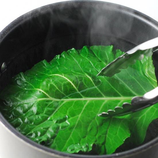 How To Blanch Collard Greens - Recipe photo by Tastefulventure